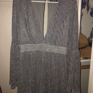 Silver romper